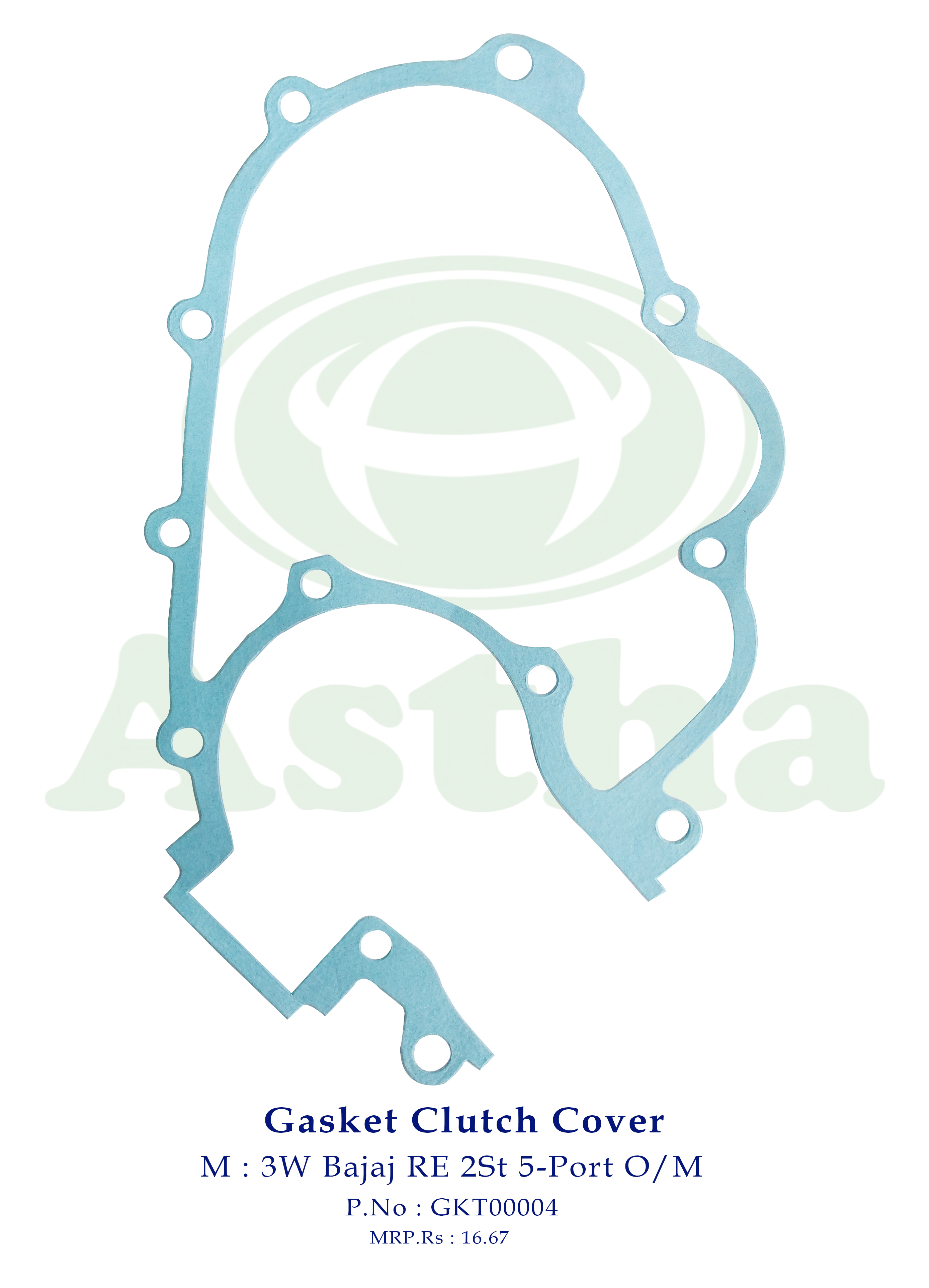 Gasket Engine Full Set (Black) 3W Bajaj RE 4St N/M 175cc